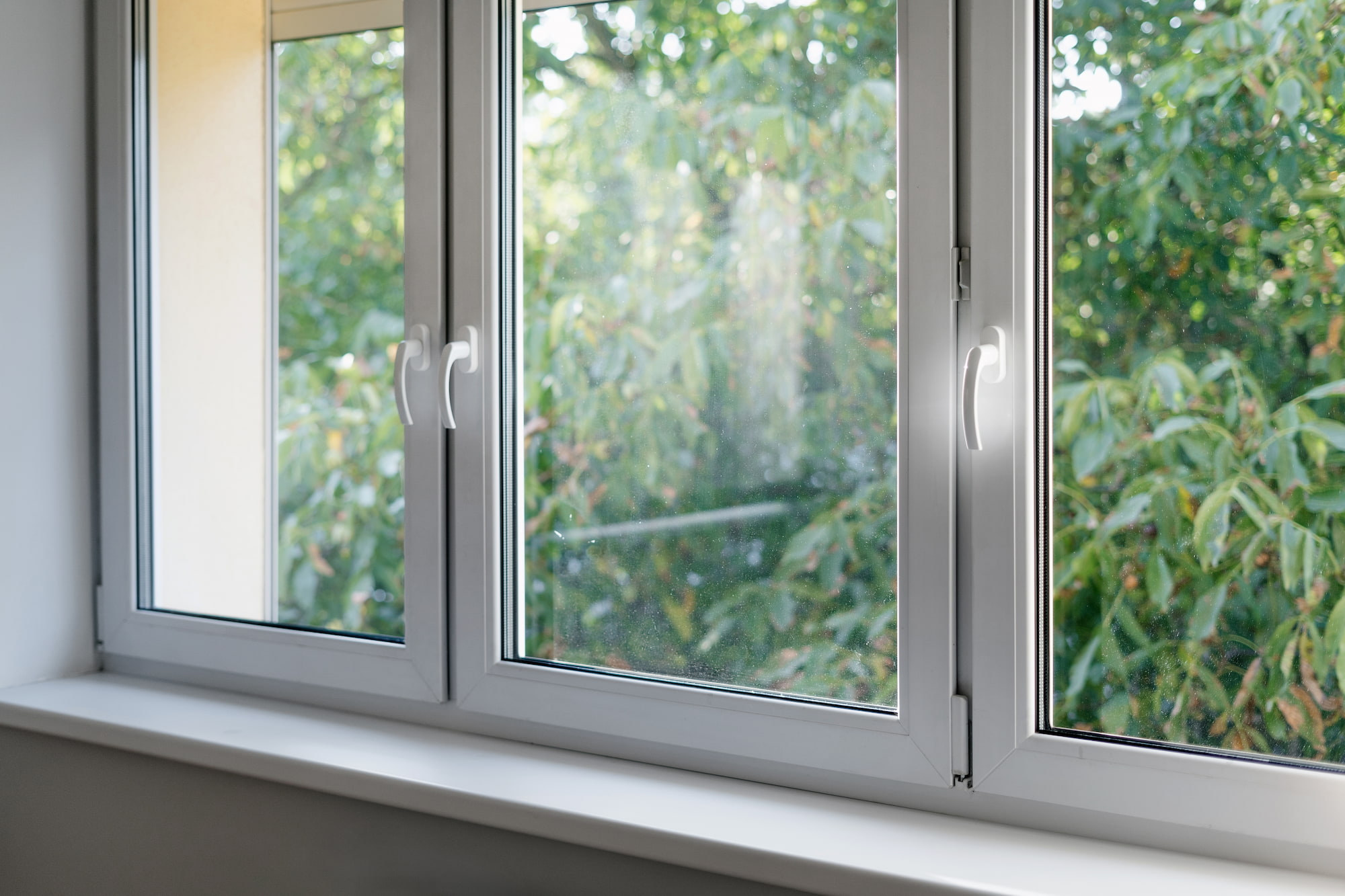 White double glazed windows for a home in Maidstone.